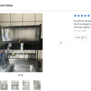 65cm Escorredor De Pratos E Tigelas Multifuncional Suspenso - Imagem 7