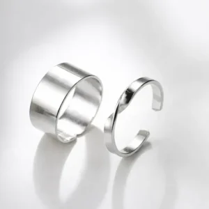 Conjunto Anéis Dourados Femininos Ajustáveis Moda - Imagem 6