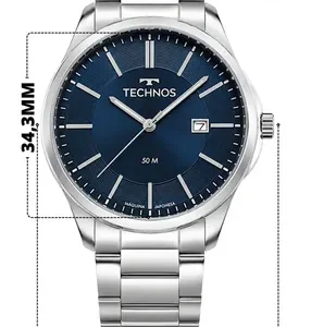 Relógio Technos Masculino Prata Inox Prova D'água Original - Imagem 11