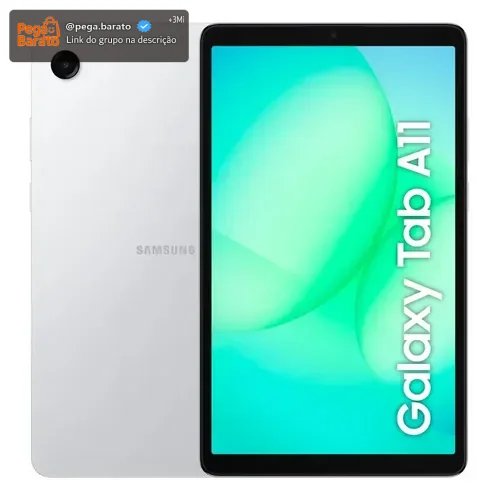 Galaxy Tab A11, 64gb, 4gb Ram, Tela De 8.7 , Bateria 5.100mah, Câmera Frontal 5mp, Câmera Traseira 8mp, Wifi Prata