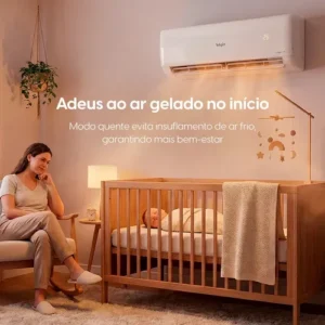 Ar-condicionado 9k Elgin Inverter Iii R-32 Quente Frio 220v Branco - Imagem 3