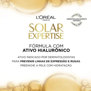Protetor Solar Facial Antirrugas Com Cor Claro Universal Uniforme Fps60 40g L'oréal París - Imagem 4