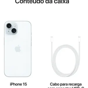 Apple iPhone 15 (512 GB) - Azul (Novo com caixa aberta) - Imagem 10