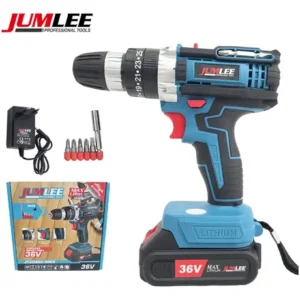 Parafusadeira E Furadeira À Bateria 36v Sem Fio Bivolt Azul-celeste 50hz/60hz 127/220v - Imagem 8