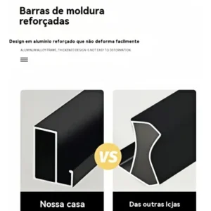 Espelho Corpo Inteiro 120x40 Decorativo Apoio Chão E Parede - Imagem 8
