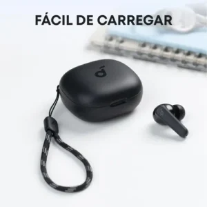 Fone De Ouvido Soundcore by Anker P20i Graves Poderosos e Impactantes Bluetooth 5.3 30H de Reprodução Resistência à Água 2 Mics IA para Chamadas Claras Personalização de Som via App Cor Preto - Imagem 6
