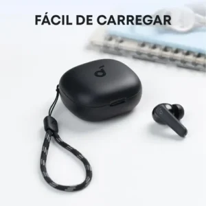 Fone De Ouvido Soundcore by Anker P20i Graves Poderosos e Impactantes Bluetooth 5.3 30H de Reprodução Resistência à Água 2 Mics IA para Chamadas Claras Personalização de Som via App Cor Preto - Imagem 6