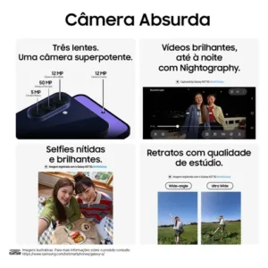 Celular Samsung Galaxy A57 5G 128GB, 8GB RAM, Recursos AI - Imagem 5