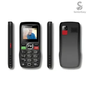 Celular 4g Idoso Dualsim Teclas Grandes Fm Radio Cor Preto com Botao SOS - Imagem 5