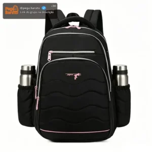 Mochila feminina, impermeável, reforçada, com capacidade para laptop de 15,6 polegadas, 24L, mochila para viagens diárias e para a escola - Imagem 1