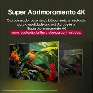Smart TV LG UHD AI UA75 43 polegadas HDR10 Pro Processador α7 AI Ger8 webOS 25 - Imagem 10