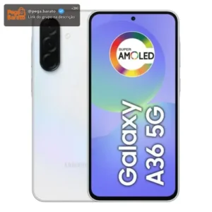 Celular Samsung Galaxy A36 5g 256gb 8gb Ram Branco - Imagem 1