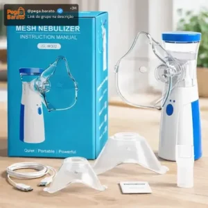 Inalador Nebulizador Portátil, Aparelho Inalação Compacto - Imagem 1