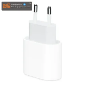 Carregador Adaptador Usb-c De 20w para iPhone Apple Branco A2465 - Distribuidor Autorizado - Imagem 1