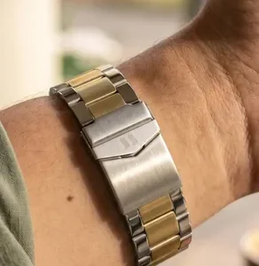 Relógio Seculus Masculino Bicolor Prata Com Dourado Aço Inox Elegante Executivo Luxo Moderno A Prova D'água Original - Imagem 10