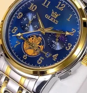 Olevs Relógio Masculino Aços Inoxidáveis Original 2900 - Imagem 13