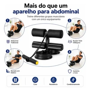 Aparelho Abdominal Treino Profissional Suporte Exercícios - Imagem 5