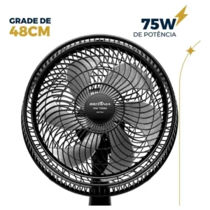 Ventilador de Coluna Britânia BVC31A 30cm 6 Pás 75W - Imagem 2