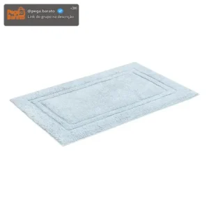 Tapete Elegance 100% Algodão 50x80cm Azul Buddemeyer - Imagem 1