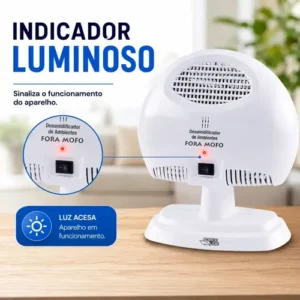 Desumidificador De Ar Ambiente Tira Mofo Eletrico Force Line - Imagem 8