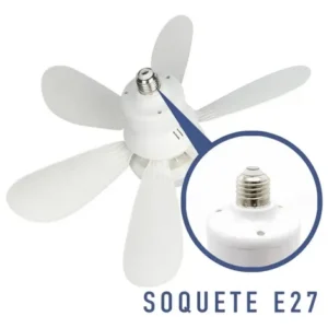 Ventilador De Teto Silencioso De 3 Modos com Lâmpada Controle Branco - Imagem 7