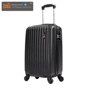 Mala de bordo 10kg pequena Londres Swiss Move Preto - Imagem 1