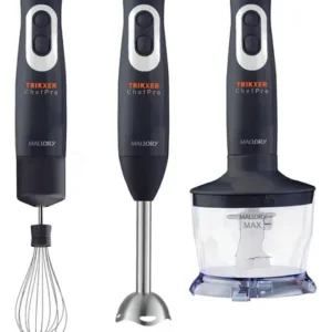 Mixer E Processador Mallory Trikxer Chefpro 500w Black Inox Cor Preto - Imagem 4
