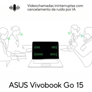 Notebook Asus Vivobook Go 15 Bq5314ws Athlon 4gb 128gb W11 - Imagem 8
