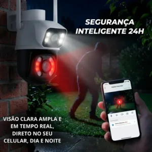Camera De Seguranca A28b Wi-fi Dupla 3mp Icsee Cor Branco - Imagem 7
