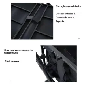 Carrinho Multiuso 150kg Dobrável Portátil Feira Reforçado - Imagem 6