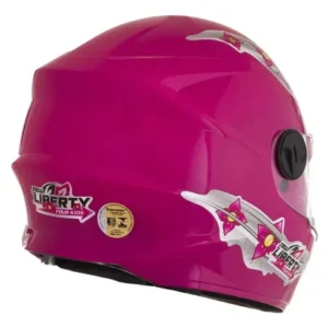 Capacete de moto New Liberty Four Kids Pro Tork para crianças cor rosa tamanho 54 - Imagem 4