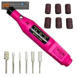 Lixadeira Elétrica para Unhas Profissional Bivolt com Velocidade Ajustável 20000 RPM - Imagem 1