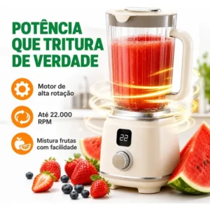 Espremedor Elétrico Portátil Para 600ml Recarregável Usb - Imagem 4