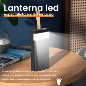 Carregador Portátil Power Bank 20.000mAh com Carregamento Turbo para Celular Bahrein - Imagem 5