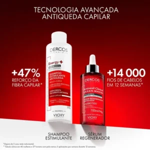 Shampoo Antiqueda Estimulante com Aminexil, Dercos Energy+ Vichy, 200g - Imagem 12