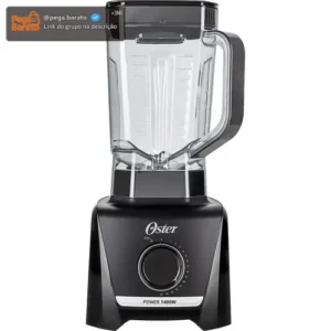 Liquidificador Full Oster 15 Velocidades 1400W Preto 220V OLIQ610 - Imagem 1