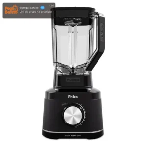 Liquidificador Philco 1500W 3,1L 12 Velocidades com 6 Lâminas PLQ15A - Imagem 1