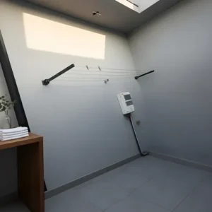 Varal De Parede Retrátil Resistente Dobravel Até 4 Metros - Imagem 5