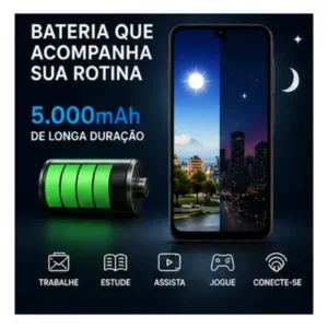 Smartphone Samsung Galaxy A17 4g Tela 6.7 128gb+4gb Ram Amoled NFC FABRICAÇÃO NACIONAL C/ ANATEL Cor Preto - Imagem 9