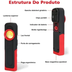 Lanterna De Inspeção Luz Quente E Fria Para Polimento Detail - Imagem 5