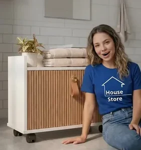 Armario Gabinete Com Porta Basculante Para Banheiro Moderno - Imagem 2
