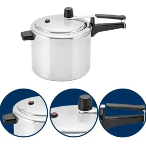 Panela de Pressão 4,5L Panelux Classic Alumínio Polido Inmetro Alça Ergonômica Fogo Médio - Imagem 9