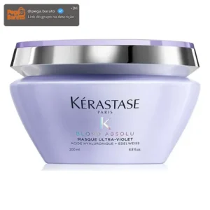 Kérastase Blond Absolu Máscara Ultra Violeta Mascarilla Matizante Rubios | 200ml | - Imagem 1