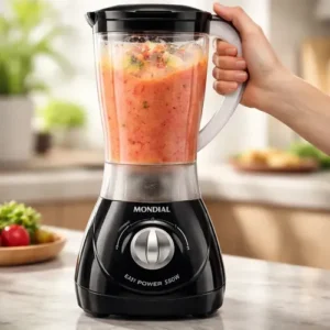 Liquidificador Mondial 1,5l Easy Power 550w L-550-b Cor Preto - Imagem 10