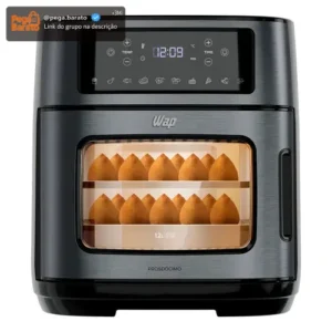 Fritadeira Elétrica Air Fryer Oven Black INOX WAP WAOD2 - Imagem 1