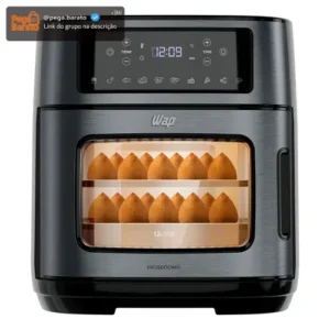Fritadeira Elétrica Air Fryer Oven Black INOX WAP WAOD2 - Imagem 1