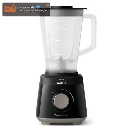 LIQUIDIFICADOR PHILIPS WALITA DAILY 2L 2 VELOCIDADES PRETO 127V RI2110/31