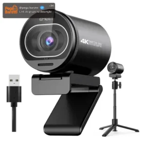 EMEET S600 4K 30FPS Webcam 1080P 60Fps Camera Para Pc Kit Videoconfercncia Live Streaming Com Tripé Autofoco Microfone - Imagem 1