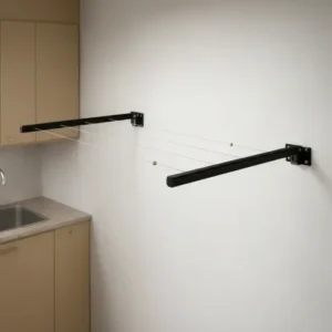Varal De Parede Retrátil Resistente Dobravel Até 4 Metros - Imagem 3