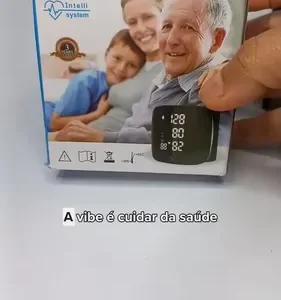 Aparelho De Pressão Digital Pulso Portátil Recarregável Usb - Imagem 2